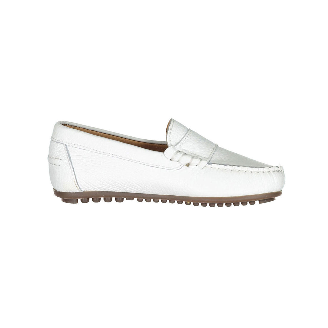 Ladida White Leather Loafer