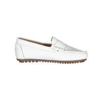 Ladida White Leather Loafer