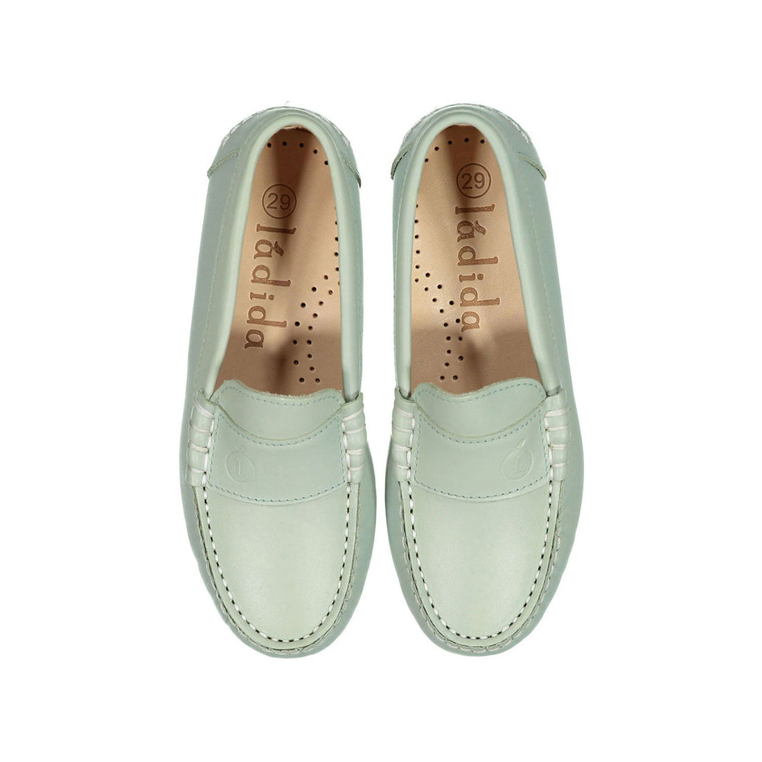 Ladida Mint Leather Loafer