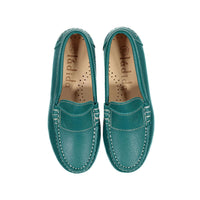 Ladida Turquoise Leather Loafer