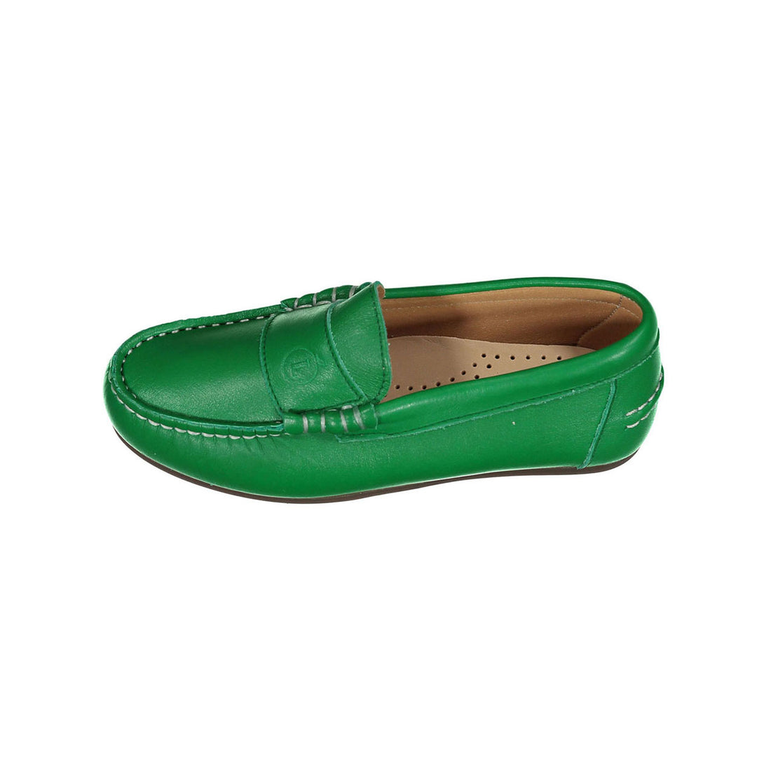 Ladida Green Leather Loafer