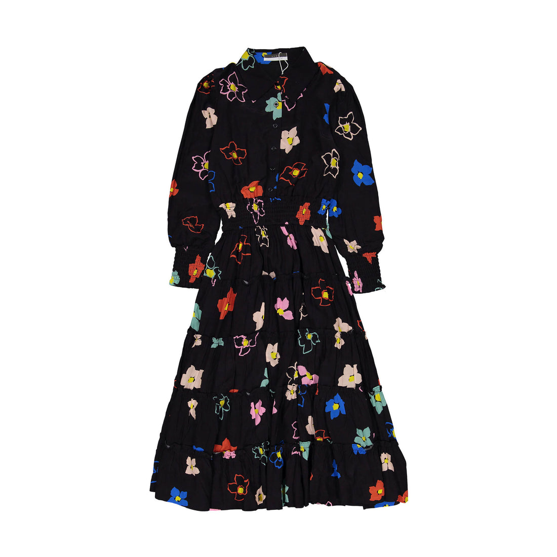 ROWE Black Floral Maxi Dress