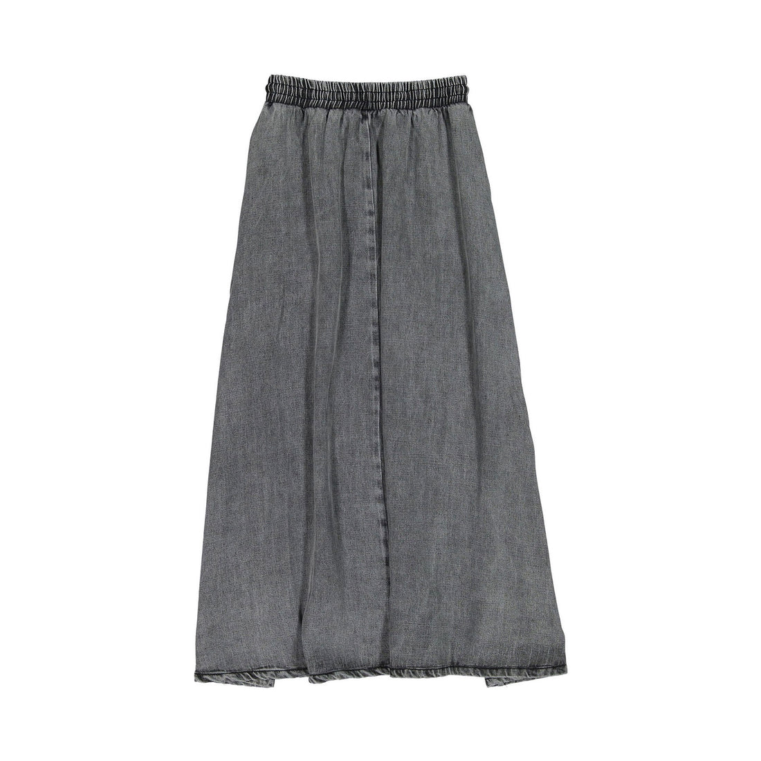 zero + us Black Denim Patches Skirt