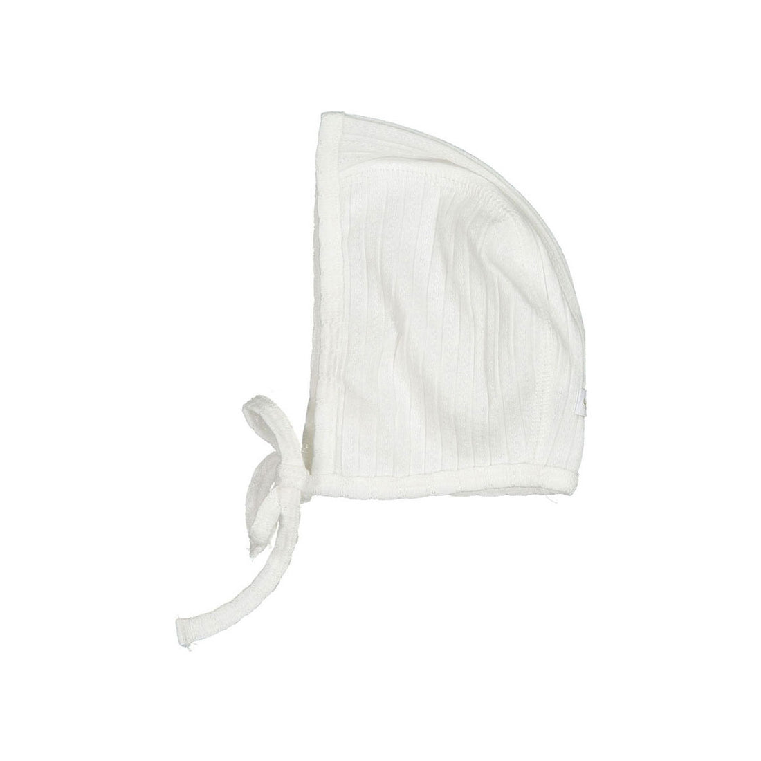 Ladida Layette White Pointelle Bonnet