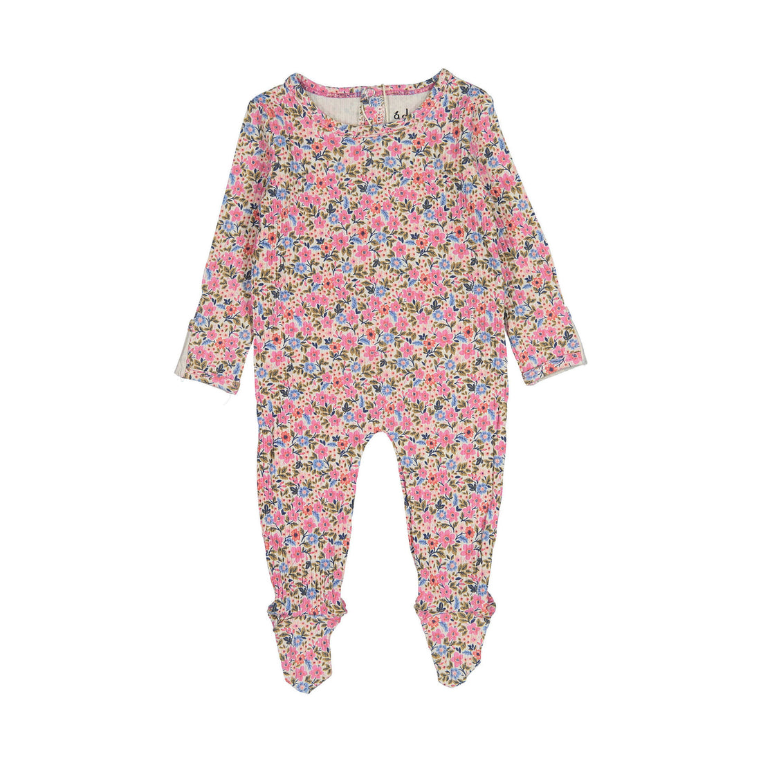 Ladida Layette Bright Floral Footie