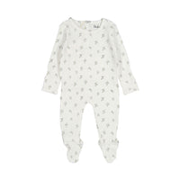 Ladida Layette Blue Blossom Footie