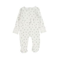Ladida Layette Blue Blossom Footie
