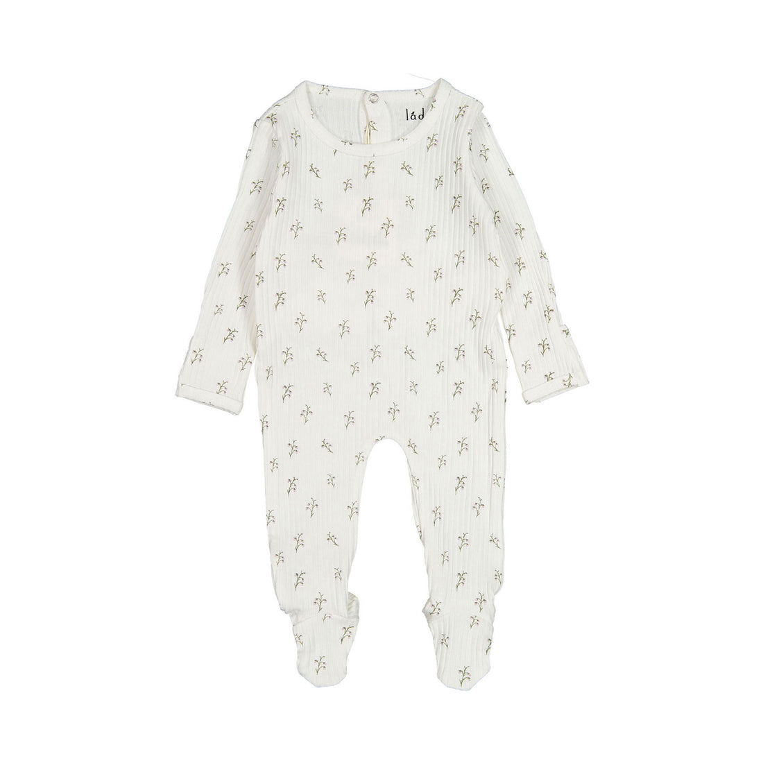 Ladida Layette Pink Blossom Footie