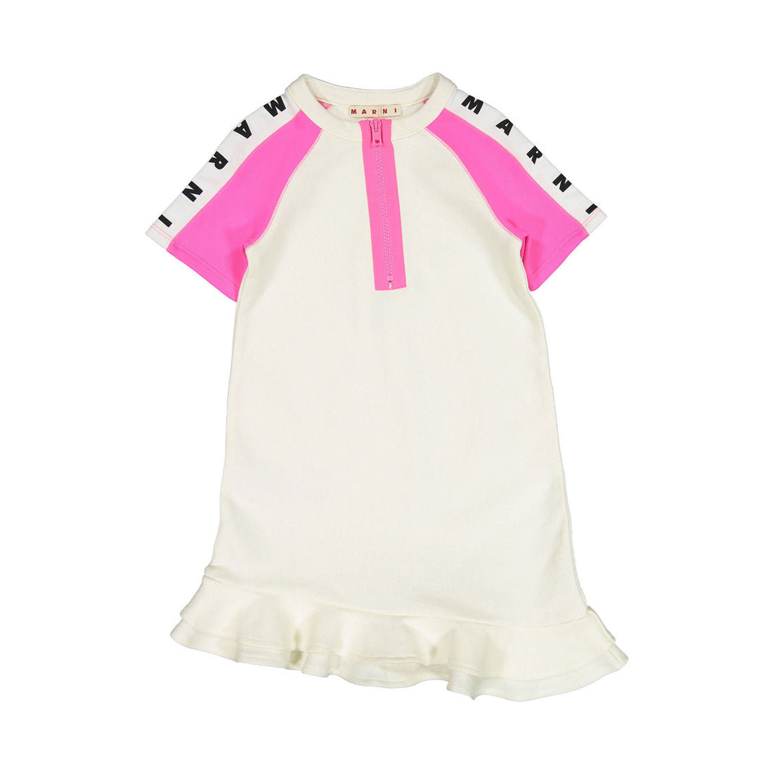 Marni White Half Zip Dress – Ladida