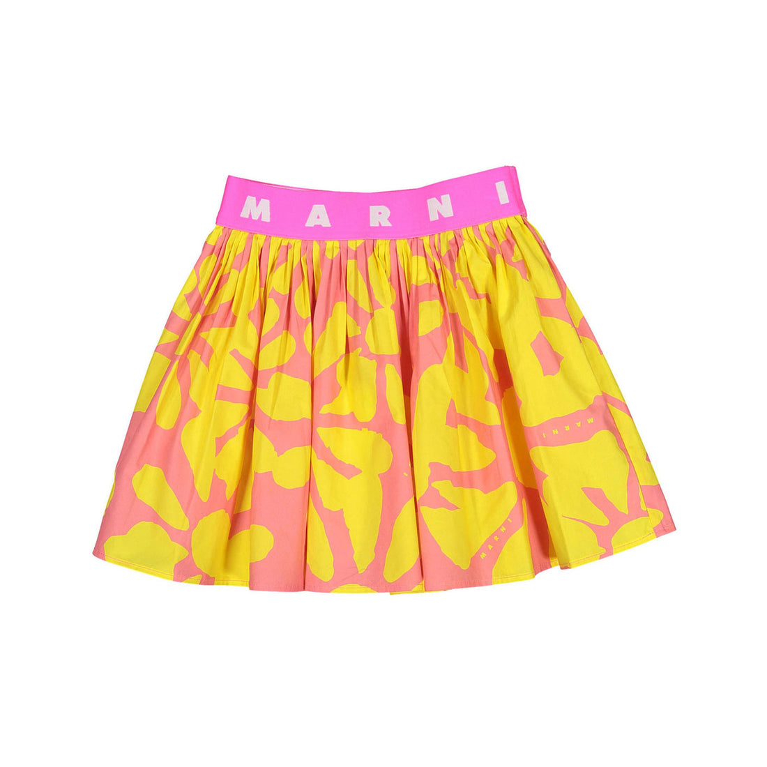 Marni Pink/Yellow Floral Skirt