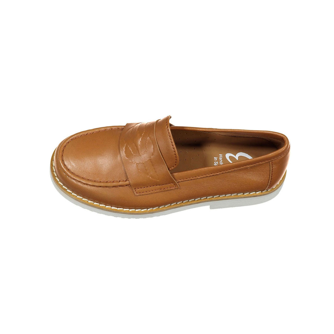 Papanatas Cognac Leather Loafers