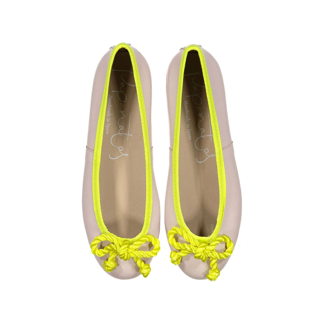 Papanatas Clay Leather Ballet Flats