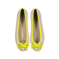 Papanatas Clay Leather Ballet Flats