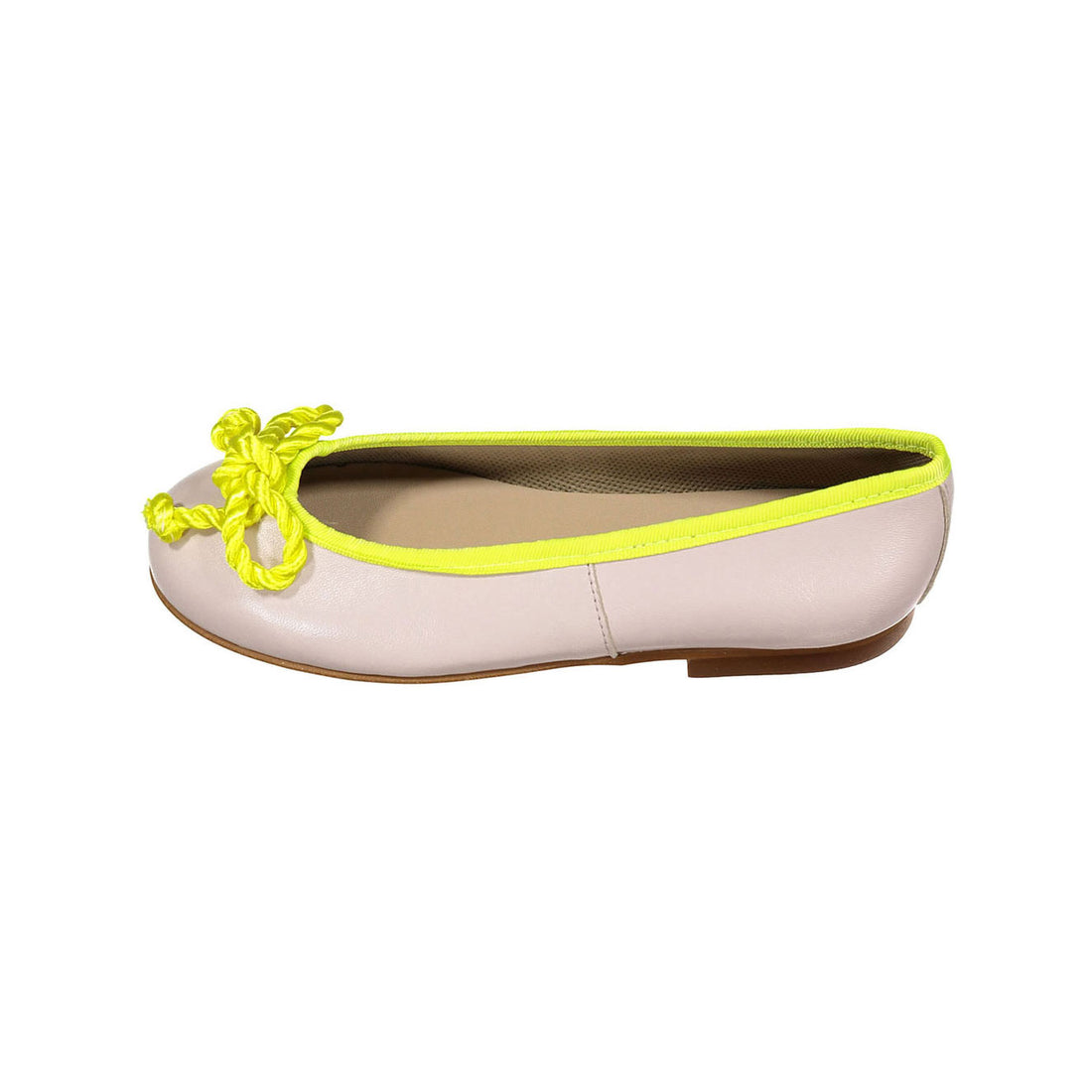 Papanatas Clay Leather Ballet Flats