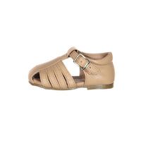 Papanatas Grainy Sand Leather Baby Sandals