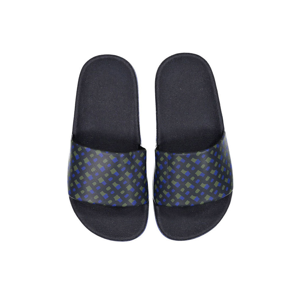 Hugo Boss Navy Hb Monogram Slides
