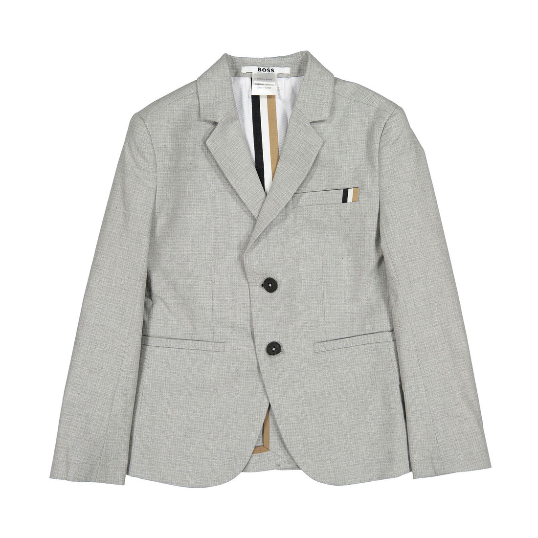 Hugo Boss Chine Grey Suit Jacket