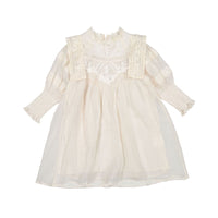 Petite Amalie Pale Pink Heirloom Smock Dress
