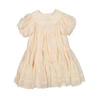 Petite Amalie Peach Crissy Lace Dress