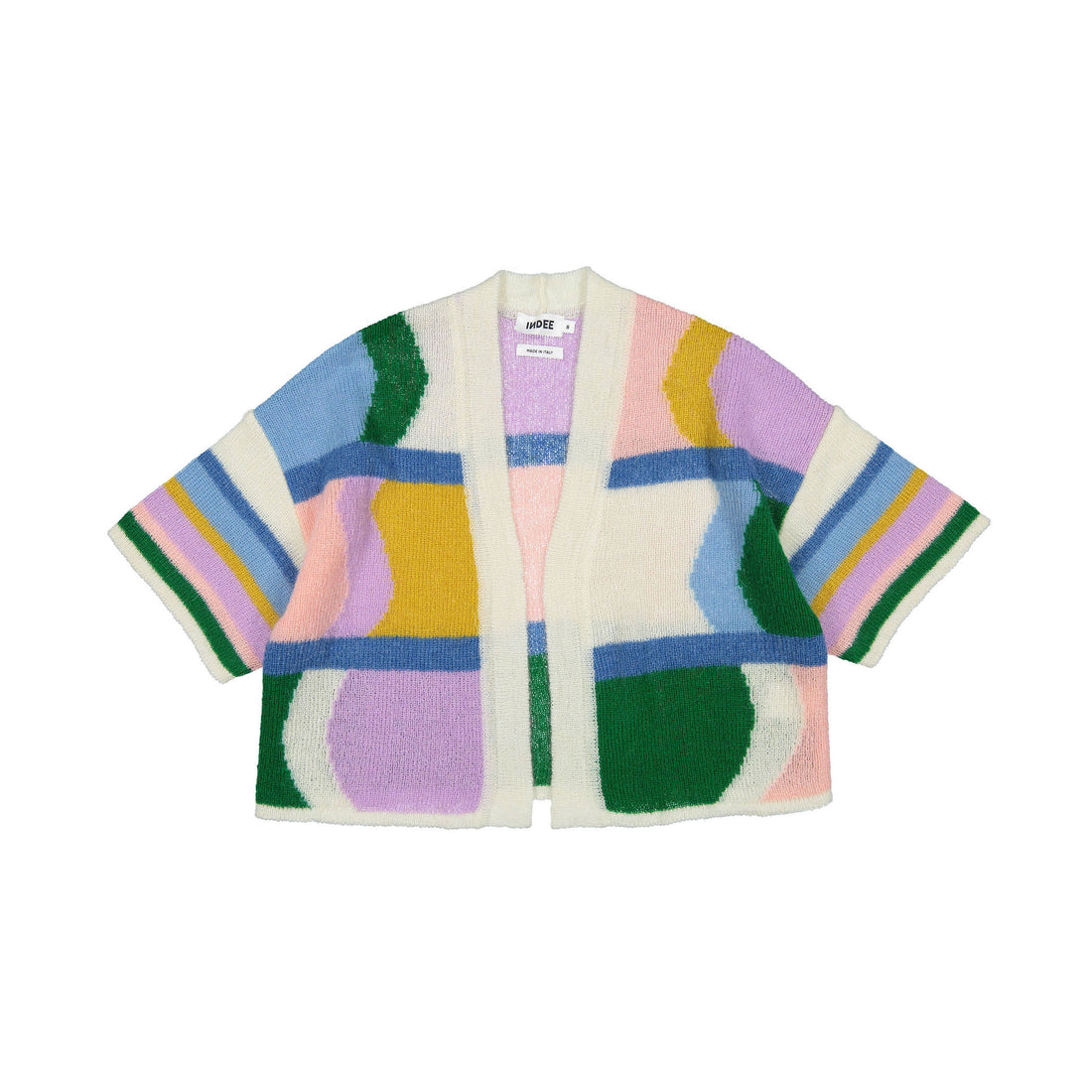Indee Palm Green Normandy Kimono Knit Cardigan