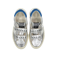 Golden Goose Silver/Light Blue May School Sneakers