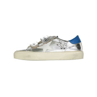 Golden Goose Silver/Light Blue May School Sneakers