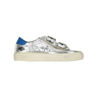 Golden Goose Silver/Light Blue May School Sneakers