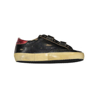 Golden Goose Black Tobacco/Red Old School Vintage Sneakers