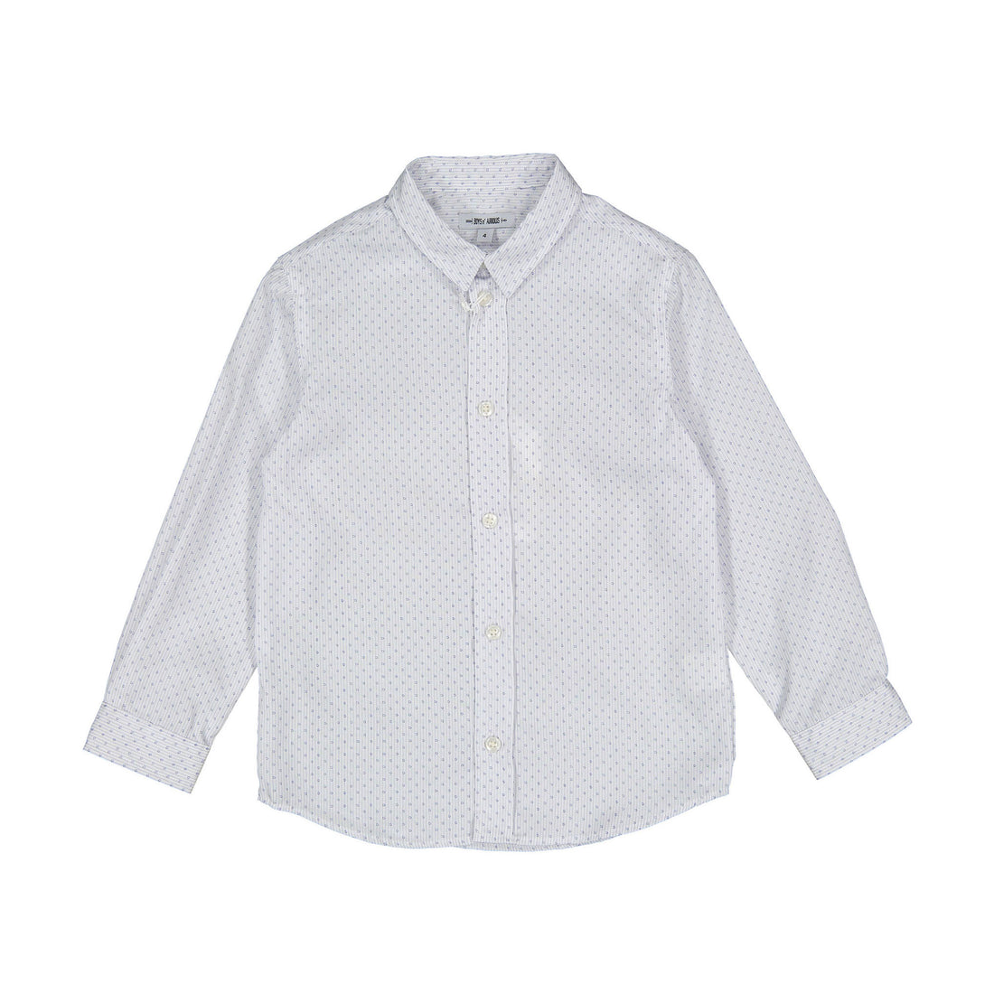 Boys and Arrows White Pin Stripe Designed Long Sleeve Shirt