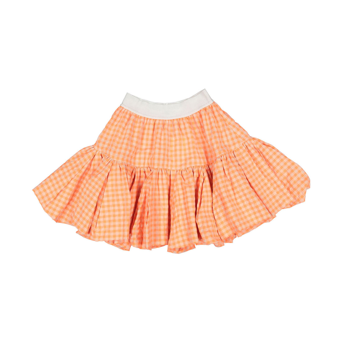 Unlabel Sand/Peach Check Bless Skirt