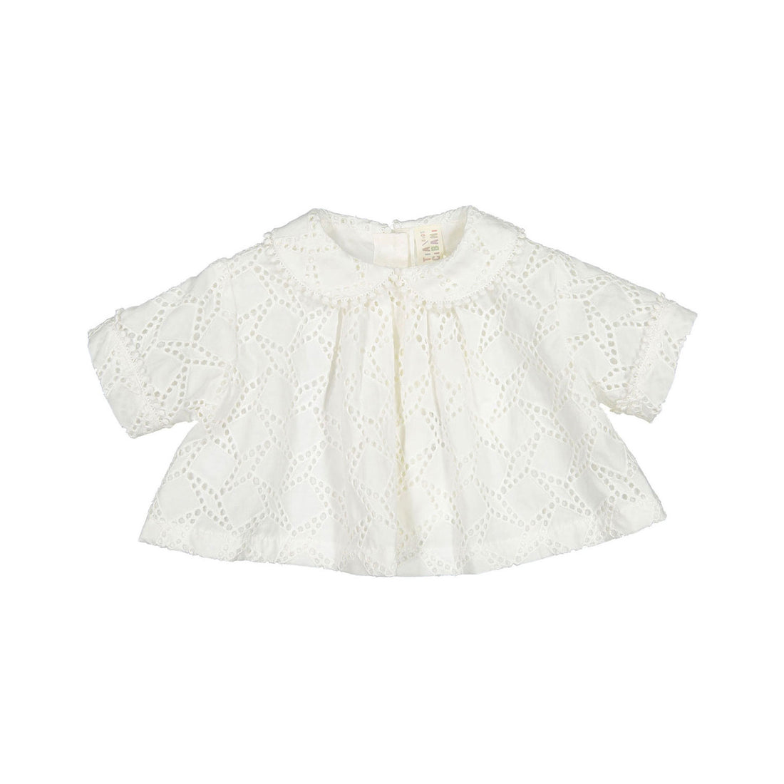 Tia Cibani Sugar Alero Peter Pan Collar Top