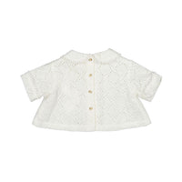 Tia Cibani Sugar Alero Peter Pan Collar Top