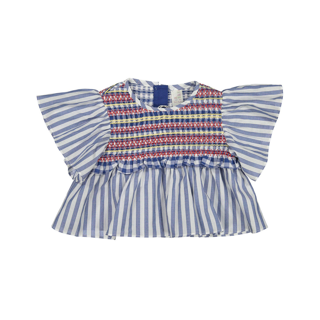 Tia Cibani Fuzz Baby Sofia Smocked Blouse