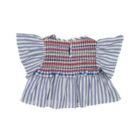 Tia Cibani Fuzz Baby Sofia Smocked Blouse