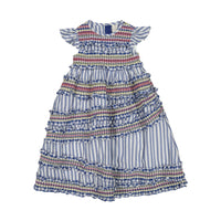 Tia Cibani Fuzz Vanessa Smock Gown