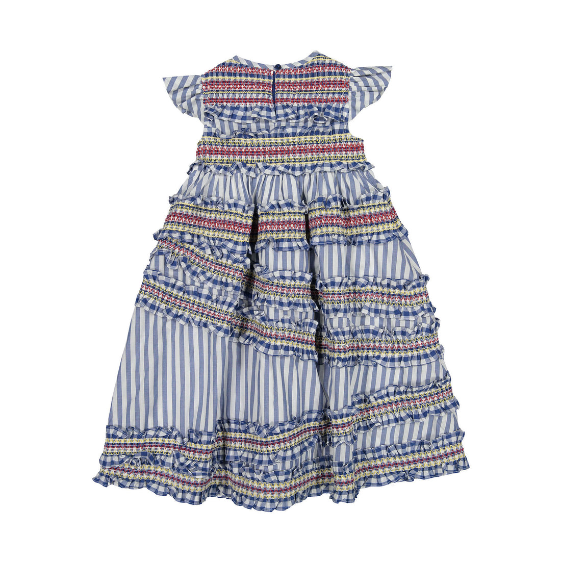 Tia Cibani Fuzz Vanessa Smock Gown
