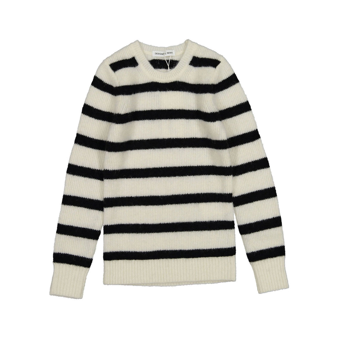Designers Remix Cream/Black Stripes Cara Breton Sweater