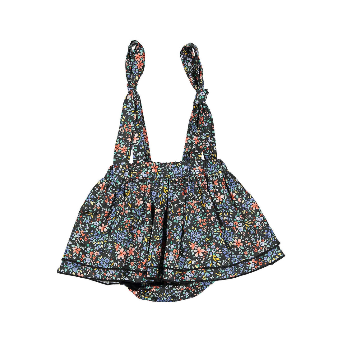 Nueces Multicolor Flowers Llanes Baby Skirt