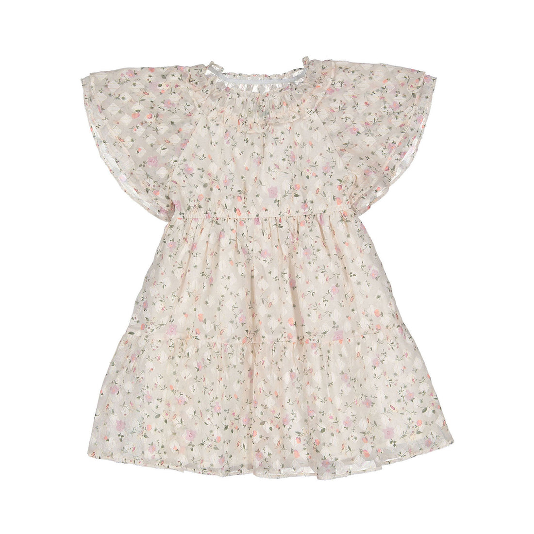 Nueces Pink Printed Fantasy Ribadesella Dress