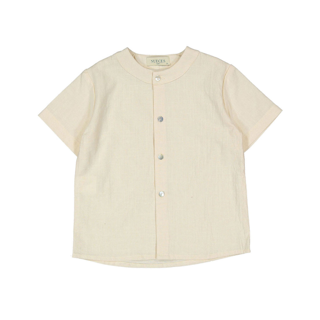 Nueces Ivory Short Sleeve Bagur Shirt