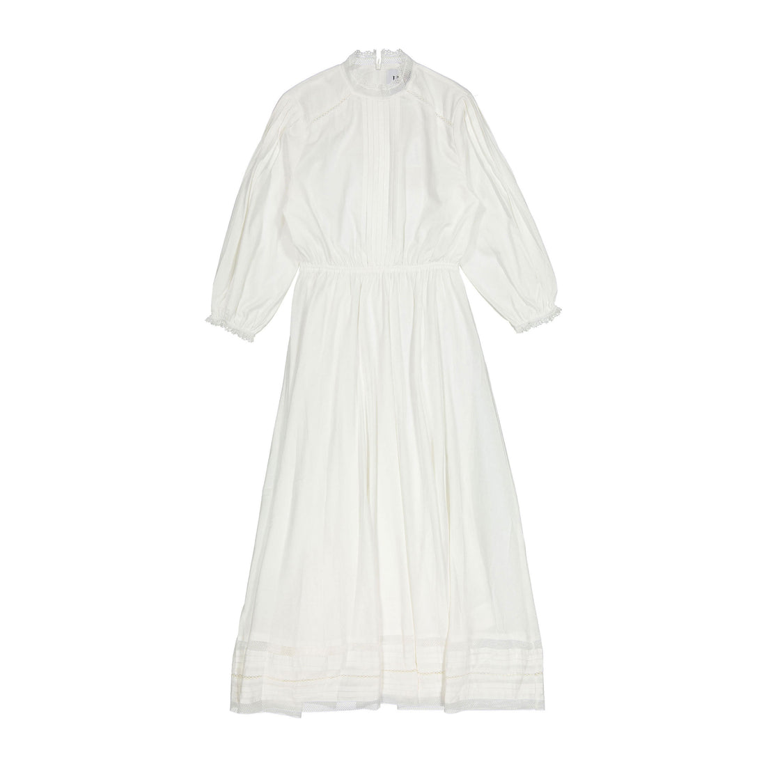 HEV Ivory Lace Trim Dress