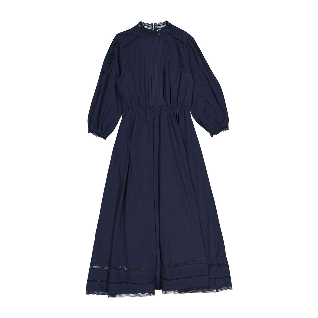 HEV Navy Lace Trim Dress
