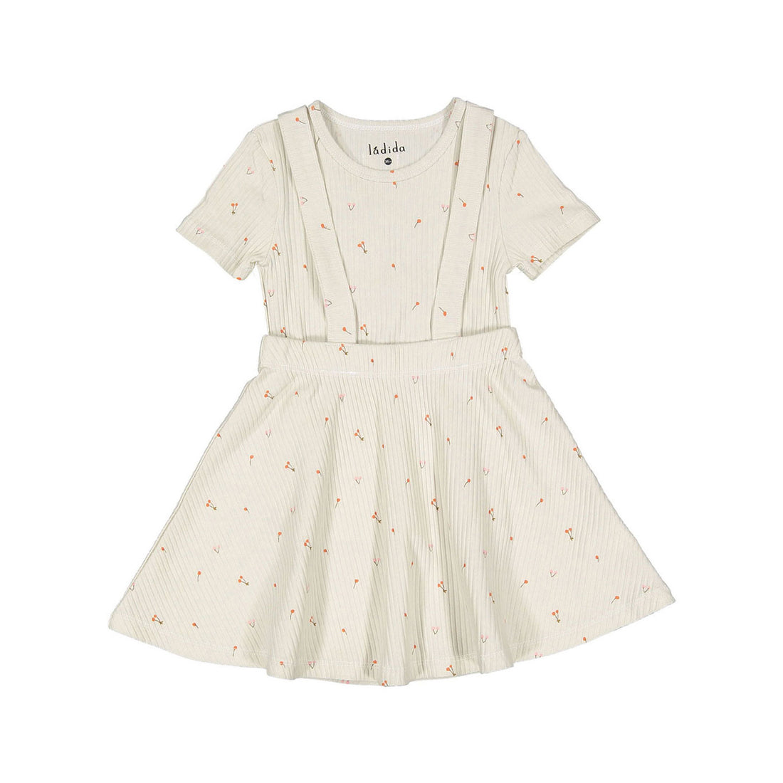 Ladida Layette Cherry Skirt Suspender Set