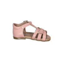 Papanatas Rosa Leather Braided Sandals