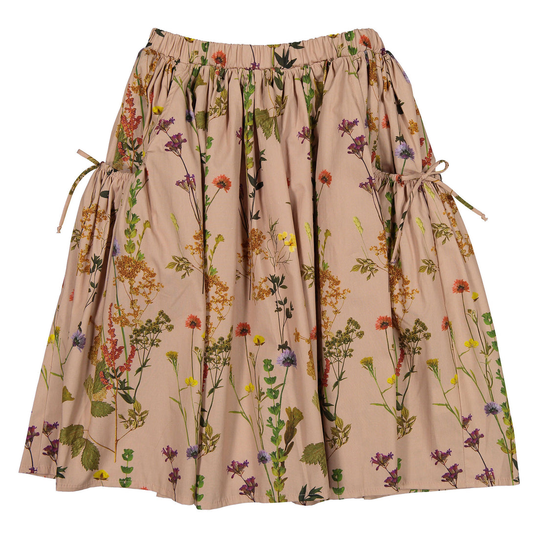 Christina Rohde  Pale Rose Floral Pocket Skirt