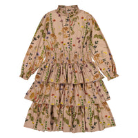 Christina Rohde Pink Floral Layered Dress
