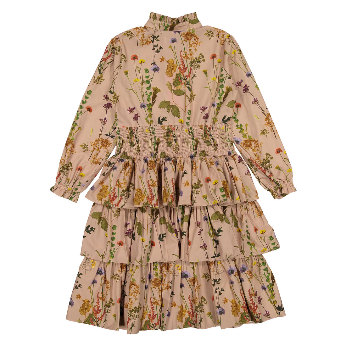 Christina Rohde Pink Floral Layered Dress