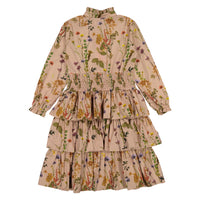 Christina Rohde Pink Floral Layered Dress