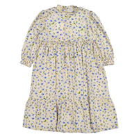 Christina Rohde Ivory Floral High Waisted Dress