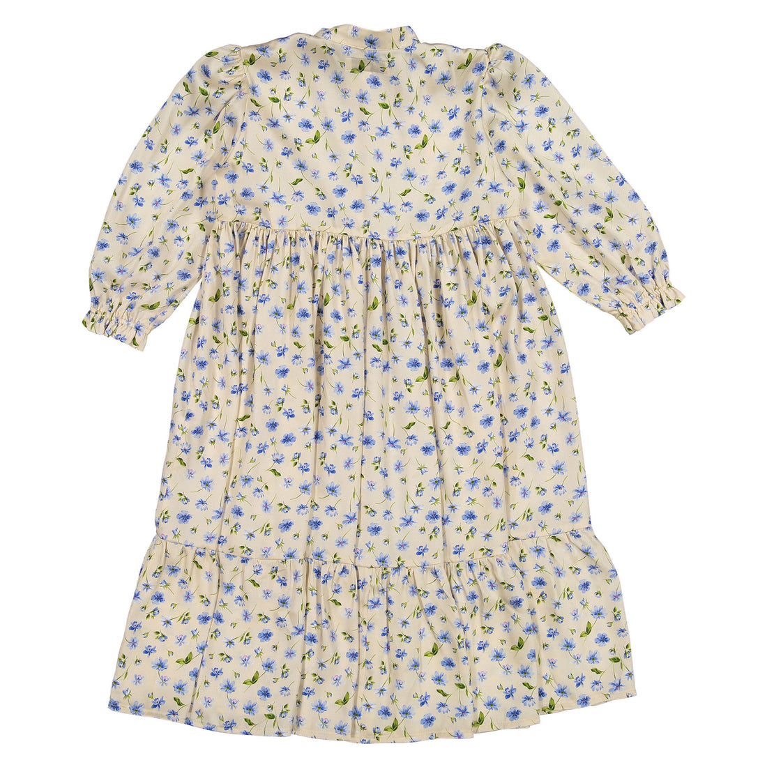 Christina Rohde Ivory Floral High Waisted Dress